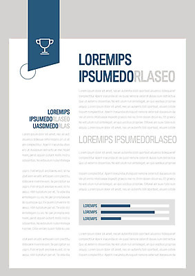 템플릿 내지 비즈니스 그래프 사람없음 파란색 회색 트로피 프레젠테이션 문서템플릿 서식 레이아웃 문서 제안서 이미지템플릿 AI파일 컬러 상_우승 파일형식 벡터