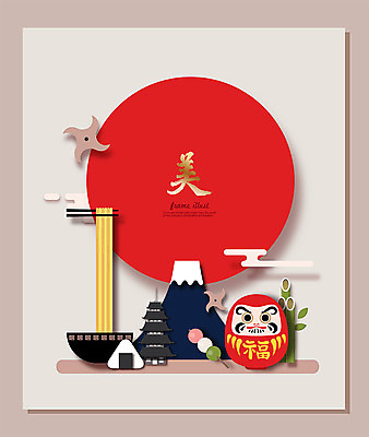 전통 백그라운드 일러스트 프레임 사람없음 빨간색 태양 일본 라멘 꼬치 대나무 오브젝트 일본건축 주먹밥 후지산 표창 다루마 당고 아름다울미 야키토리 국내일러스트 AI파일 자연요소 나무 아시아 무기 컬러 밥 산 한자 동양건축 세계문화유산 면류 일본전통 일본음식 파일형식 벡터