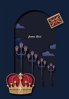 구름 전통 백그라운드 가로등 일러스트 왕관 영국 프레임 사람없음 야간 오브젝트 구름모양 아름다울미 국내일러스트 AI파일 자연요소 모양 공공시설 유럽 한자 파일형식 벡터 구름_자연