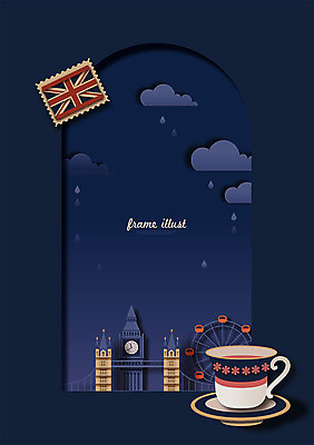 구름 전통 커피 백그라운드 일러스트 영국 프레임 사람없음 도시 차 빗방울 오브젝트 홍차 빅벤 런던브릿지 런던아이 아름다울미 국내일러스트 AI파일 자연요소 유럽 음료 차_음료 한자 다리_건축물 비_날씨 시계탑 런던 랜드마크 파일형식 벡터