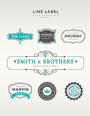 도형 영어 별 리본 선 라인일러스트 일러스트 왕관 프레임 사람없음 파란색 세트 라벨 회색 당초문 국내일러스트 AI파일 자연요소 문자 문양 컬러 파일형식 벡터