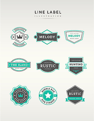 도형 영어 별 선 라인일러스트 일러스트 왕관 프레임 사람없음 세트 라벨 회색 민트색 국내일러스트 AI파일 자연요소 문자 컬러 파일형식 벡터