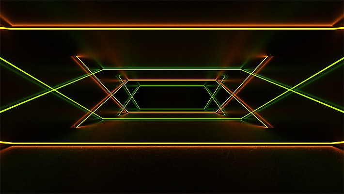 PSD 편집이미지 백그라운드 추상 사람없음 초록색 빛 3D소스 3D 주황색 어둠 공간 사이버 디지털합성 네온 네온아트 편집소스 이미지편집 편집3D 컬러 무늬 파일형식
