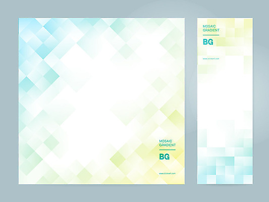 포스터 세로배너 백그라운드 그래픽백그라운드 일러스트 사람없음 그래픽 파란색 노란색 사각형 그라데이션 기하학 국내일러스트 AI파일 도형 배너 컬러 무늬 세로 파일형식 벡터