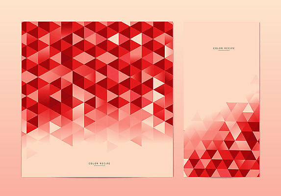 포스터 세로배너 백그라운드 그래픽백그라운드 일러스트 사람없음 그래픽 빨간색 사각형 삼각형 그라데이션 기하학 입체도형 국내일러스트 AI파일 도형 배너 컬러 무늬 세로 입체 파일형식 벡터