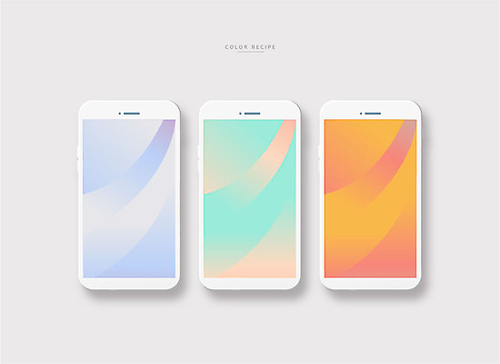 백그라운드 곡선 그래픽백그라운드 일러스트 사람없음 그래픽 스마트폰 컬러풀 그라데이션 물결무늬 목업 국내일러스트 AI파일 물결 선 컬러 무늬 핸드폰 스마트기기 파일형식 벡터