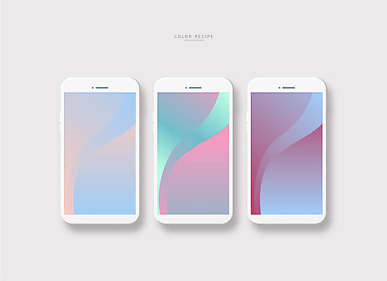 백그라운드 곡선 그래픽백그라운드 일러스트 사람없음 그래픽 스마트폰 컬러풀 그라데이션 물결무늬 목업 국내일러스트 AI파일 물결 선 컬러 무늬 핸드폰 스마트기기 파일형식 벡터