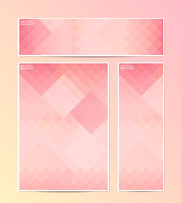 템플릿 배너 배너템플릿 가로배너 포스터 세로배너 분홍색 백그라운드 무늬 패턴 그래픽백그라운드 사람없음 그래픽 사각형 현수막 입체 그라데이션 기하학 폴리곤 AI파일 도형 컬러 가로 세로 파일형식 벡터