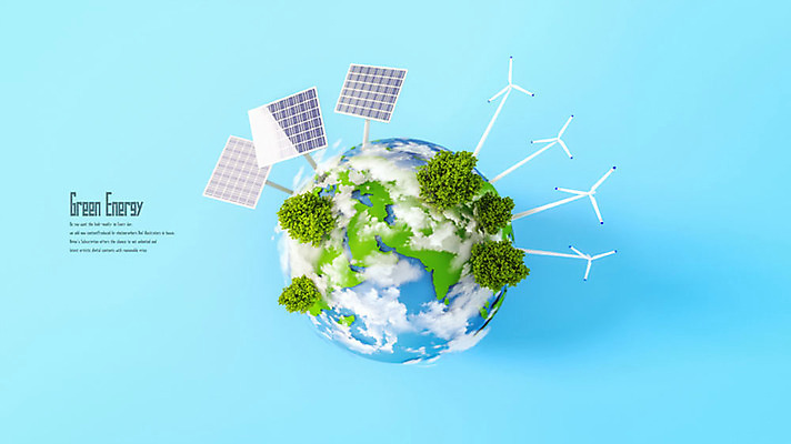 PSD 편집이미지 지구 백그라운드 사람없음 초록색 파란색 하이앵글 3D소스 3D 그린에너지 풍력에너지 숲 디지털합성 오브젝트 에코 친환경 태양에너지 집열판 편집소스 편집3D 뷰포인트 컬러 환경 에너지 파일형식