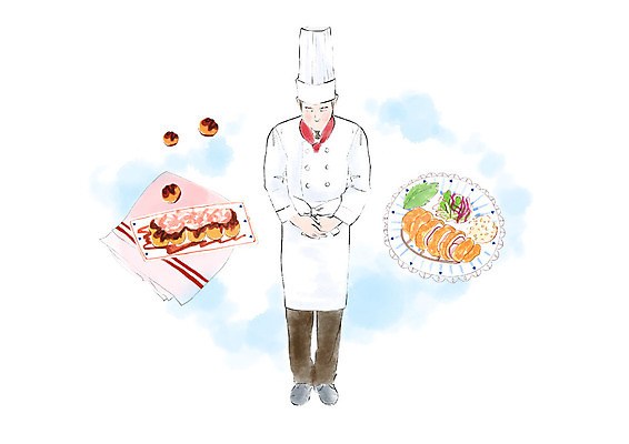 전신 PSD 남자 일본문화 일러스트 수채화 요리사모자 한명 사람 성인 일본 주방장 요리사 식탁보 인사 돈가스 조리복 손모으기 일본음식 성인남자한명만 국내일러스트 직업 모자_잡화 1 동양문화 아시아 음식 외국문화 유니폼 손짓 예절 커틀릿 남자한명만 성인남자만 파일형식