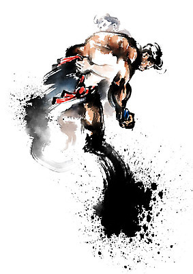 전신 PSD 남자 스포츠 포즈 일러스트 캘리그라피 붓터치 들기 사람 경기 상반신 성인 두명 빨간색 파란색 검은색 전통놀이 힘 잡기 역동적 번짐 씨름 씨름선수 샅바 성인남자만 국내일러스트 전통 스포츠용품 컬러 컨셉 모션 놀이 운동선수 남자만 성인만 파일형식 효과