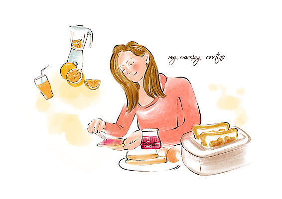 PSD 여자 분홍색 오렌지 일러스트 아침 한명 사람 상반신 성인 주황색 식사 아침식사 계획 오렌지주스 잼 믹서 상쾌 토스트 토스트기 성인여자한명만 국내일러스트 주간 1 감정 빵 컬러 컨셉 과일 가전제품 소스_음식 과일주스 여자한명만 성인여자만 파일형식