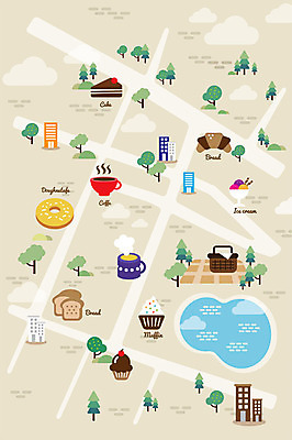 나무 호수 커피 빵 백그라운드 지도 일러스트 디저트 사람없음 건물 관광지 머그컵 도넛 차 컵케이크 식빵 돗자리 약도 맛집 베이지색 소풍바구니 안내도 국내일러스트 AI파일 식물 건축물 음료 음식 컬러 여행 컵 바구니 케이크 파일형식 벡터