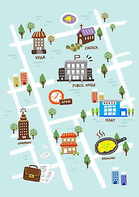 PSD 음식 시계 하늘색 백그라운드 지도 서류가방 일러스트 회사 주택 빌딩 사람없음 건물 관광지 교회 프라이팬 아침식사 빌라 문서 마트 약도 맛집 공공기관 안내도 국내일러스트 건축물 여행 가방 비즈니스 종교건축 주방용품 파란색 상점 식사 파일형식