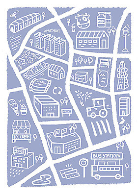 PSD 백그라운드 지도 가로등 일러스트 아이스크림 사람없음 건물 관광지 상점 카페 우유 영화관 화단 연보라색 약도 비닐하우스 경운기 맛집 안내도 국내일러스트 건축물 공공시설 여행 농업 디저트 유제품 보라색 농기계 극장 파일형식