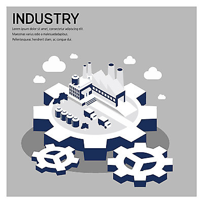 나무 구름 산업 일러스트 공장 사람없음 건물 트럭 톱니바퀴 심플 아이소메트릭 물탱크 국내일러스트 AI파일 자연요소 식물 건축물 공업 자동차 파일형식 벡터