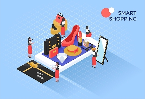 전신 여자 패션 안경 구두 일러스트 모바일 사람 여러명 성인 파란색 스마트폰 쇼핑 거울 립스틱 핸드백 지갑 스마트 향수 결제 다이아몬드 모바일쇼핑 아이소메트릭 모자가게 챙모자 온라인구매 기프트카드 스토어 2024트렌드 버라이어티가격전략 국내일러스트 AI파일 모자_잡화 잡화 컬러 다수 신발 컨셉 가방 핸드폰 스마트기기 유행 상점 화장품 카드 보석 온라인쇼핑 신조어 파일형식 벡터 2024년