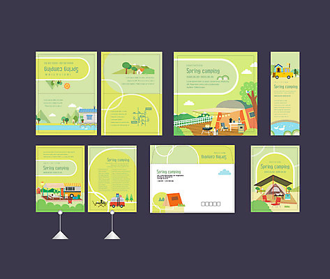 나무 구름 템플릿 배너템플릿 행복 호수 여행 자연 산 주택 텐트 잔디 사람없음 초록색 세트 봄 캠핑 현수막 전단 엽서 초대장 약도 캠핑카 소봉투 행사세트 행사템플릿 AI파일 자연요소 식물 배너 계절 감정 컬러 지도 자동차 레저 편지봉투 카드_감사 캠핑도구 건물 편지 홍보물 생태계 파일형식 벡터