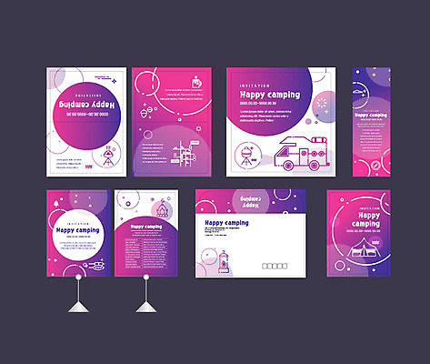 템플릿 배너템플릿 행복 여행 텐트 사람없음 세트 보라색 봄 캠핑 현수막 등불 랜턴 원형 모닥불 바비큐 전단 엽서 초대장 약도 캠핑카 그라데이션 바베큐그릴 소봉투 행사세트 행사템플릿 AI파일 도형 배너 계절 감정 음식 컬러 지도 자동차 불 레저 편지봉투 조명 카드_감사 캠핑도구 그릴 편지 홍보물 파일형식 벡터