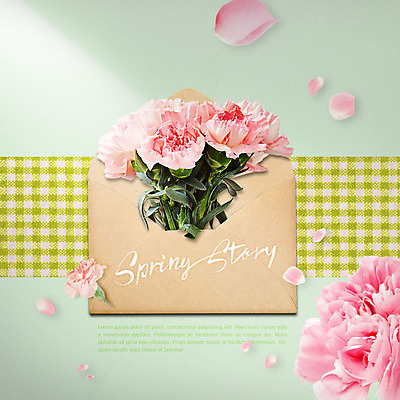 PSD 편집이미지 꽃잎 꽃 리본 분홍색 꽃다발 여러송이 봉투 따뜻함 선물 사람없음 귀여움 봄 체크무늬 초대장 낙화 산뜻 카피스페이스 흩날리기 이미지편집 카드프레임 식물 계절 컬러 다수 컨셉 무늬 모션 카드_감사 프레임 공백 파일형식