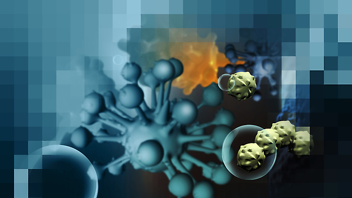 포토 JPG 해외이미지 의학 세포 사람없음 파란색 3D 질병 디지털합성 모자이크 암 종양 해외포토 컬러 파일형식 이미지허브