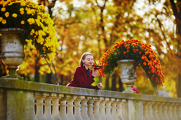 포토 JPG 해외이미지 모델 옷 공원 여자 꽃 유럽 잎 거리 한명 사람 성인 야외 빨간색 초록색 빛 금발 햇빛 유행 산책 코트 프랑스 가을 도시 우아함 숲 이발 다발 날씬함 주말 프랑스어 스타일 파리(프랑스) 해외포토 식물 문자 1 헤어스타일 계절 공공시설 나라 컬러 컨셉 휴식 태양 외투 몸매 파일형식 이미지허브