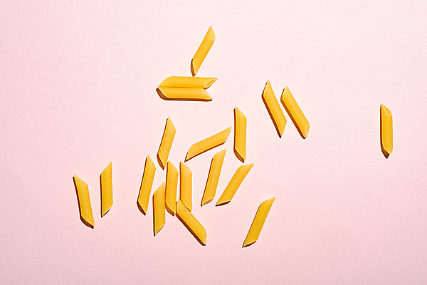 포토 JPG 해외이미지 사람없음 펜네 분홍색배경 해외포토 분홍색 백그라운드 파스타 파일형식 이미지허브