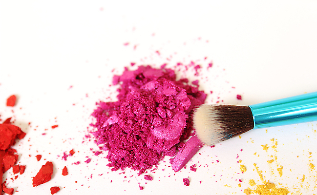 포토 JPG 해외이미지 분홍색 사람없음 뷰티 손상 붓 화려 가루 흰배경 아이섀도 해외포토 컬러 백그라운드 컨셉 화장품 흰색 파일형식 이미지허브