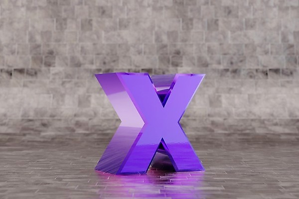 포토 JPG 해외이미지 캐릭터 알파벳 백그라운드 일러스트 사람없음 파란색 빛 반짝임 반사 3D 금속 X 남색 편지 제비꽃 타일 만들기 광택 타입 고립 해외포토 영어 꽃 컬러 모션 재질 디지털합성 파일형식 이미지허브