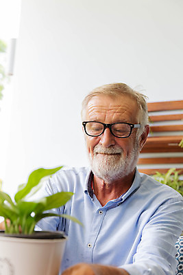 포토 JPG 해외이미지 식물 백인 응시 할아버지 노년 남자 꽃 휴식 건강 한명 사람 실버라이프 도자기 원예 노인남자한명만 해외포토 서양인 1 라이프스타일 시선 컨셉 성인 취미 남자한명만 노인남자만 파일형식 이미지허브