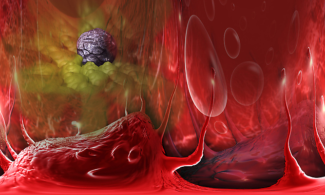 포토 JPG 해외이미지 의학 세포 사람없음 빨간색 3D 질병 디지털합성 암 종양 해외포토 컬러 파일형식 이미지허브