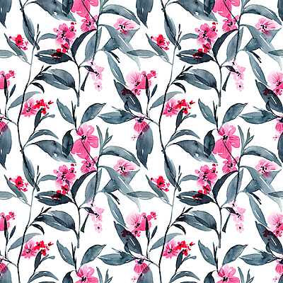 포토 JPG 해외이미지 꽃잎 꽃 줄기 분홍색 백그라운드 잎 패턴 일러스트 캘리그라피 붓터치 수채화 수묵화 미술 사람없음 동양화 번짐 해외일러스트 식물 컬러 무늬 문화예술 파일형식 효과 이미지허브