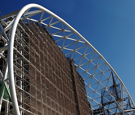 포토 JPG 해외이미지 디자인 산업 건축양식 하늘 사람없음 건물 파란색 빛 그물 튜브 발판 철강 콘크리트 해외포토 건축물 건축 컬러 파일형식 이미지허브