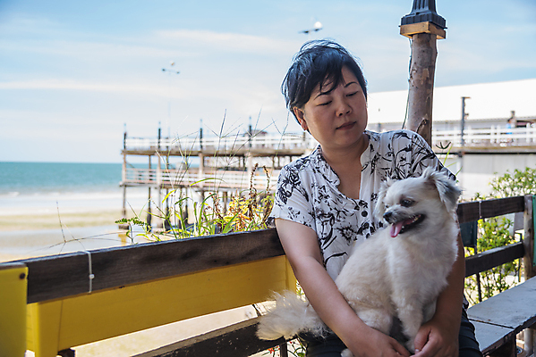 포토 JPG 해외이미지 동물 라이프스타일 응시 여자 행복 바다 포유류 자연 놀이 하늘 함께함 사랑 한명 사람 동양인 성인 야외 물 반려동물 햇빛 검은색 우정 흰색 잡기 개 푸들 무릎 주인 송곳니 충실 포메라니안 해외포토 자연요소 1 시선 감정 컬러 컨셉 모션 인종 생활 신체부위 친구 태양 치아 생태계 파일형식 이미지허브
