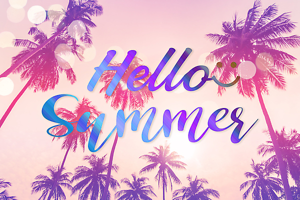 포토 JPG 해외이미지 손글씨 하늘 타이포그라피 사람없음 야자수 빛망울 레터링 해외포토 나무 문자 빛 파일형식 이미지허브