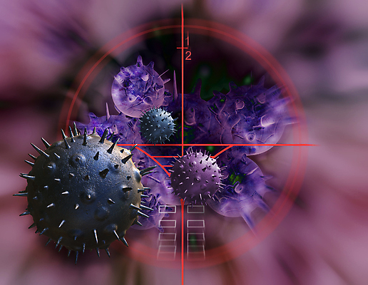포토 JPG 해외이미지 의학 세포 사람없음 3D 보라색 질병 디지털합성 암 종양 해외포토 컬러 파일형식 이미지허브