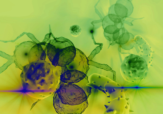 포토 JPG 해외이미지 의학 세포 사람없음 초록색 3D 질병 디지털합성 암 종양 해외포토 컬러 파일형식 이미지허브