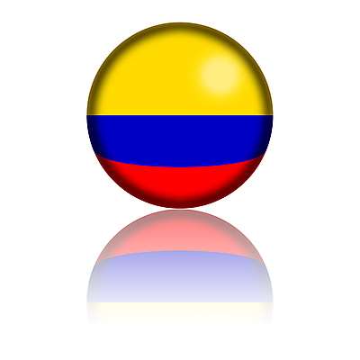 포토 JPG 해외이미지 백그라운드 공 사람없음 지구본 3D 흰색 깃발 원형 콜롬비아 메달 심볼 배지 고립 여의주 해외포토 도형 컬러 남아메리카 디지털합성 상_상패 파일형식 이미지허브