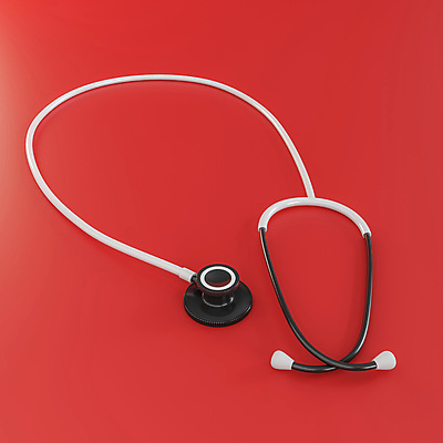 포토 JPG 해외이미지 청진기 의료기기 사람없음 3D 오브젝트 빨간배경 해외포토 백그라운드 의학 빨간색 디지털합성 파일형식 이미지허브