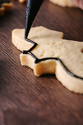 포토 JPG 해외이미지 디저트 요리 사람없음 쿠키 할로윈 달콤 박쥐 나무탁자 짤주머니 프로스팅 해외포토 음식 포유류 탁자 맛 제빵 제빵도구 파일형식 이미지허브