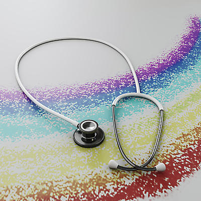 포토 JPG 해외이미지 컨셉 무지개 청진기 의료기기 사람없음 3D 희망 오브젝트 해외포토 자연요소 감정 의학 디지털합성 파일형식 이미지허브