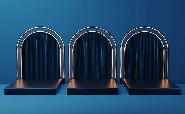 포토 JPG 해외이미지 백그라운드 사람없음 사각형 공간 금색 커튼 남색 아치 단상 포디움 해외포토 도형 컬러 무대 파일형식 이미지허브