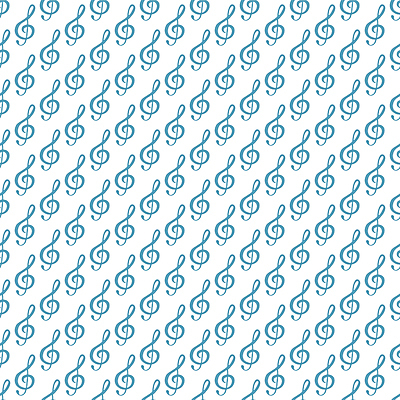 JPG 해외이미지 디자인 음악 하늘색 백그라운드 패턴 음표 일러스트 사람없음 높은음자리표 해외일러스트 기호 무늬 문화예술 파란색 파일형식 이미지허브