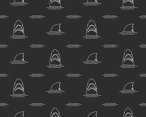 포토 JPG 해외이미지 물결 백그라운드 패턴 라인일러스트 사람없음 패턴백그라운드 라인아트 그림 지느러미 상어 해외일러스트 선 무늬 일러스트 어류 파일형식 이미지허브