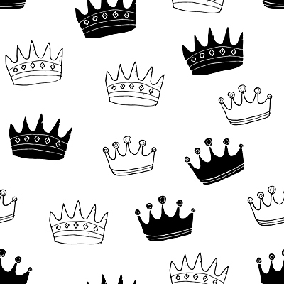 JPG 해외이미지 디자인 백그라운드 패턴 일러스트 왕관 사람없음 흰색 클래식 고급 해외일러스트 컬러 컨셉 무늬 파일형식 이미지허브