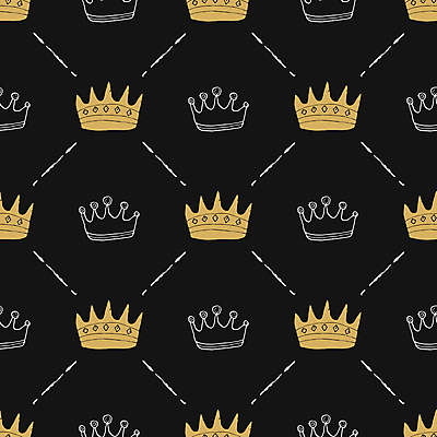 JPG 해외이미지 디자인 백그라운드 패턴 일러스트 왕관 사람없음 검은색 클래식 고급 해외일러스트 컬러 컨셉 무늬 파일형식 이미지허브