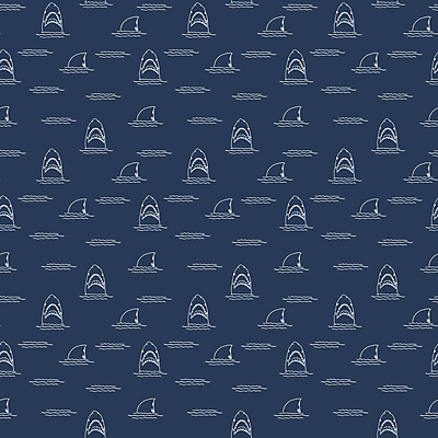 포토 JPG 해외이미지 물결 백그라운드 패턴 라인일러스트 사람없음 파란색 패턴백그라운드 라인아트 그림 지느러미 상어 해외일러스트 선 컬러 무늬 일러스트 어류 파일형식 이미지허브