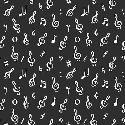 JPG 해외이미지 디자인 음악 백그라운드 패턴 음표 일러스트 사람없음 검은색 흰색 해외일러스트 기호 컬러 무늬 문화예술 파일형식 이미지허브