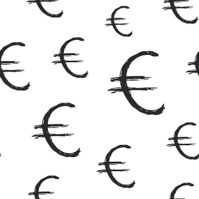 JPG 해외이미지 디자인 백그라운드 돈 패턴 일러스트 사람없음 금융 패턴백그라운드 유로 화폐기호 스케치 심볼 손그림 해외일러스트 기호 무늬 미술 경제 재산 화폐 파일형식 이미지허브