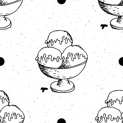 JPG 해외이미지 디자인 패턴 일러스트 아이스크림 디저트 사람없음 패턴백그라운드 해외일러스트 해외포토 포토 음식 백그라운드 무늬 파일형식 이미지허브